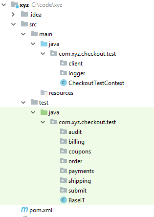 Framework project structure