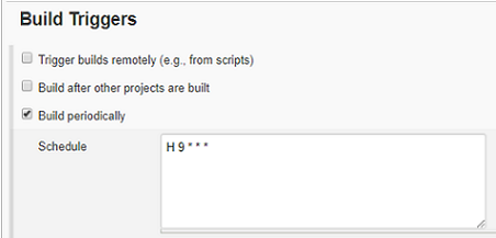 Jenkins Build Periodically